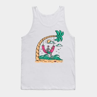 I am not leaving the beach even after death Tank Top